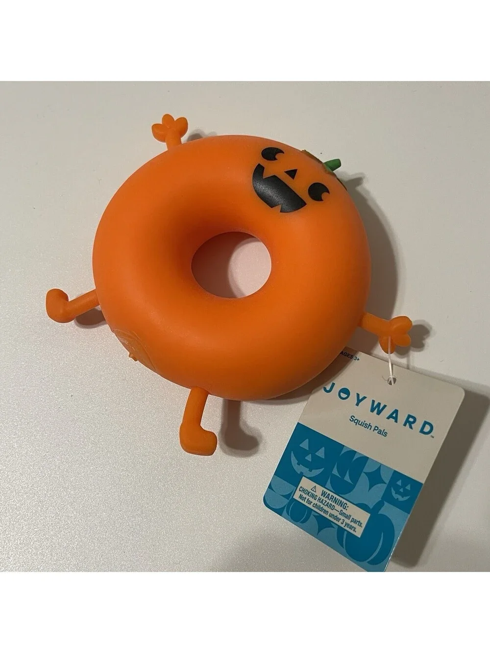 Halloween Pumpkin Filled Squeezy Squishy Smusher - NEW WITH TAGS - RARE NEW FIND